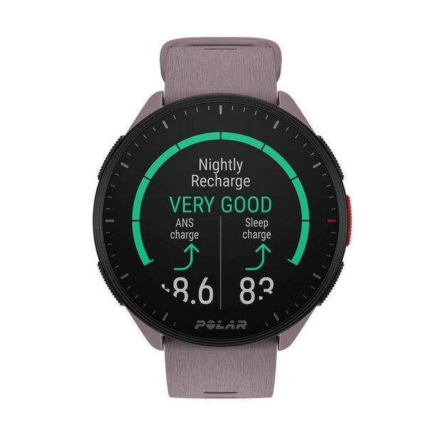 Smart Watch with Pedometer Running Polar Pacer 45 mm Purple