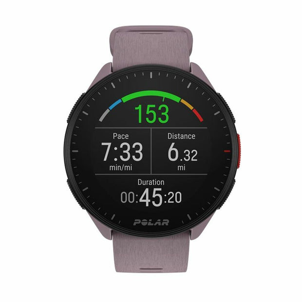 Smart Watch with Pedometer Running Polar Pacer 45 mm Purple