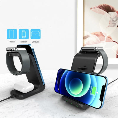 Triple Power Magnetic Wireless Charging Dock