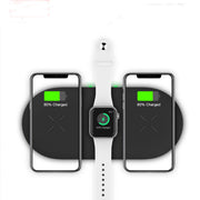 Dual 15W Triple Wireless Charger Fast Charging Compatible with